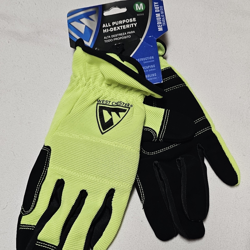 West Chester All Purpose Work Gloves Outdoor Unisex Meduim